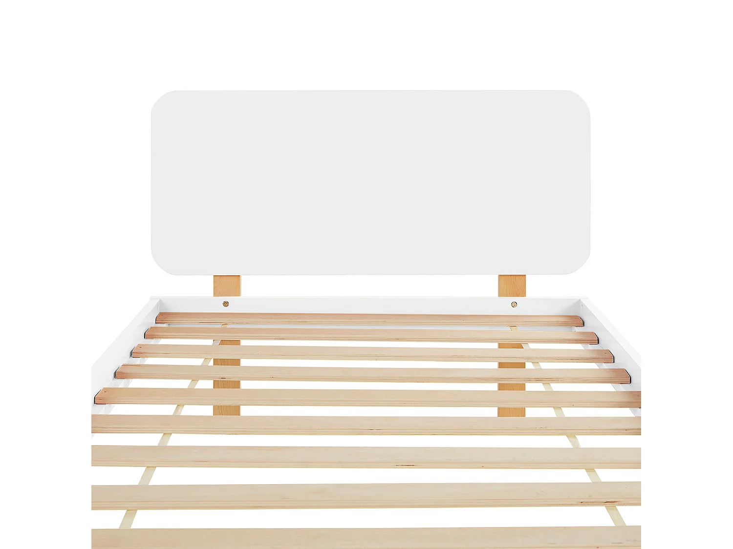 Łóżko pojedyncze 90x200 cm białe