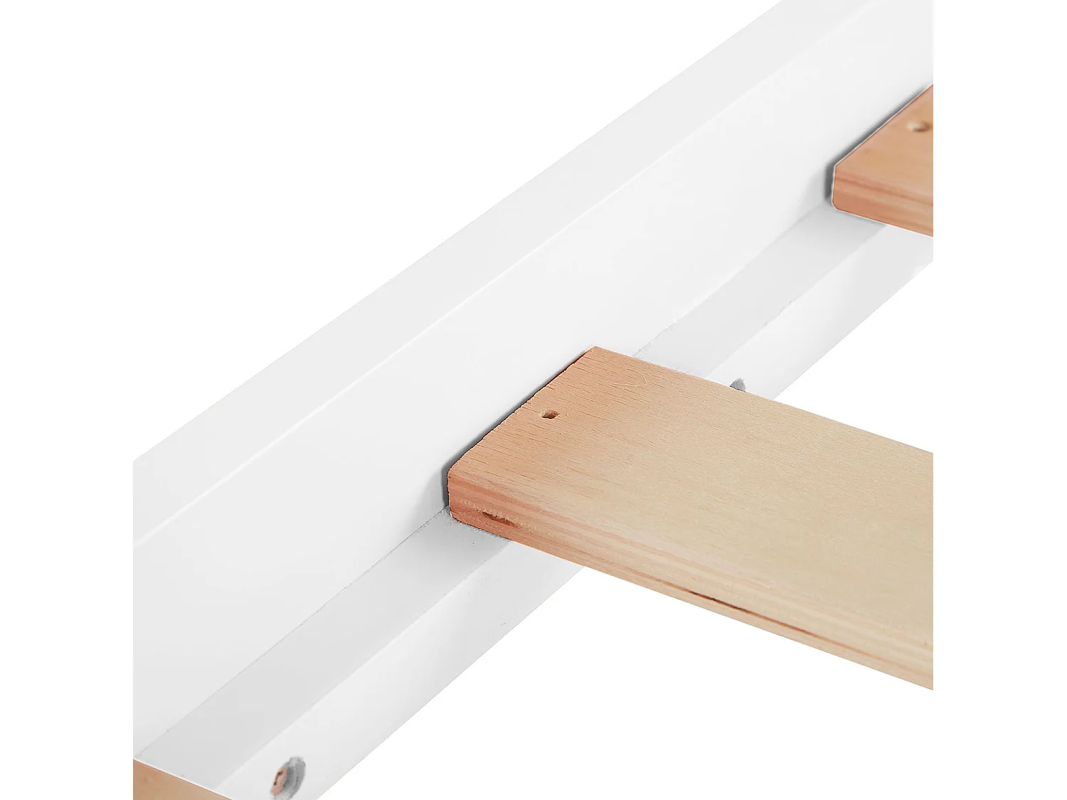 Łóżko pojedyncze 90x200 cm białe