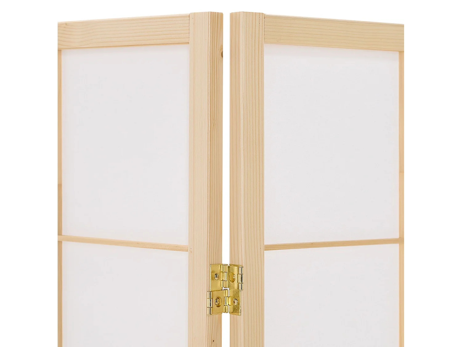 Kamerscheiding 178,5x264x2,0 cm Natuurlijk/Wit Shoji