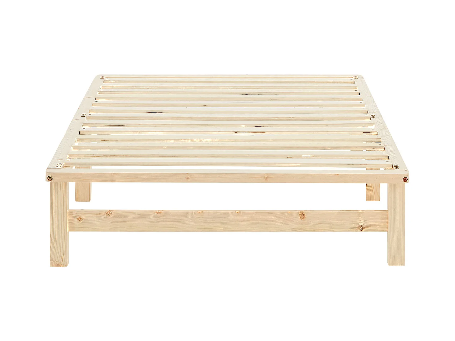 Bett 90x200 cm Natur