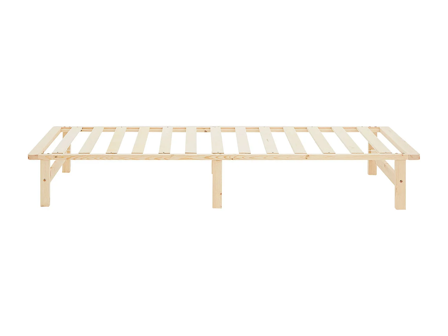 Lit 90x200 cm Naturel