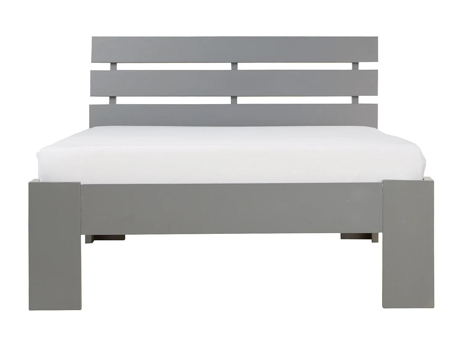 Łóżko 94,5x204,5x66,7 cm Szary Sosna