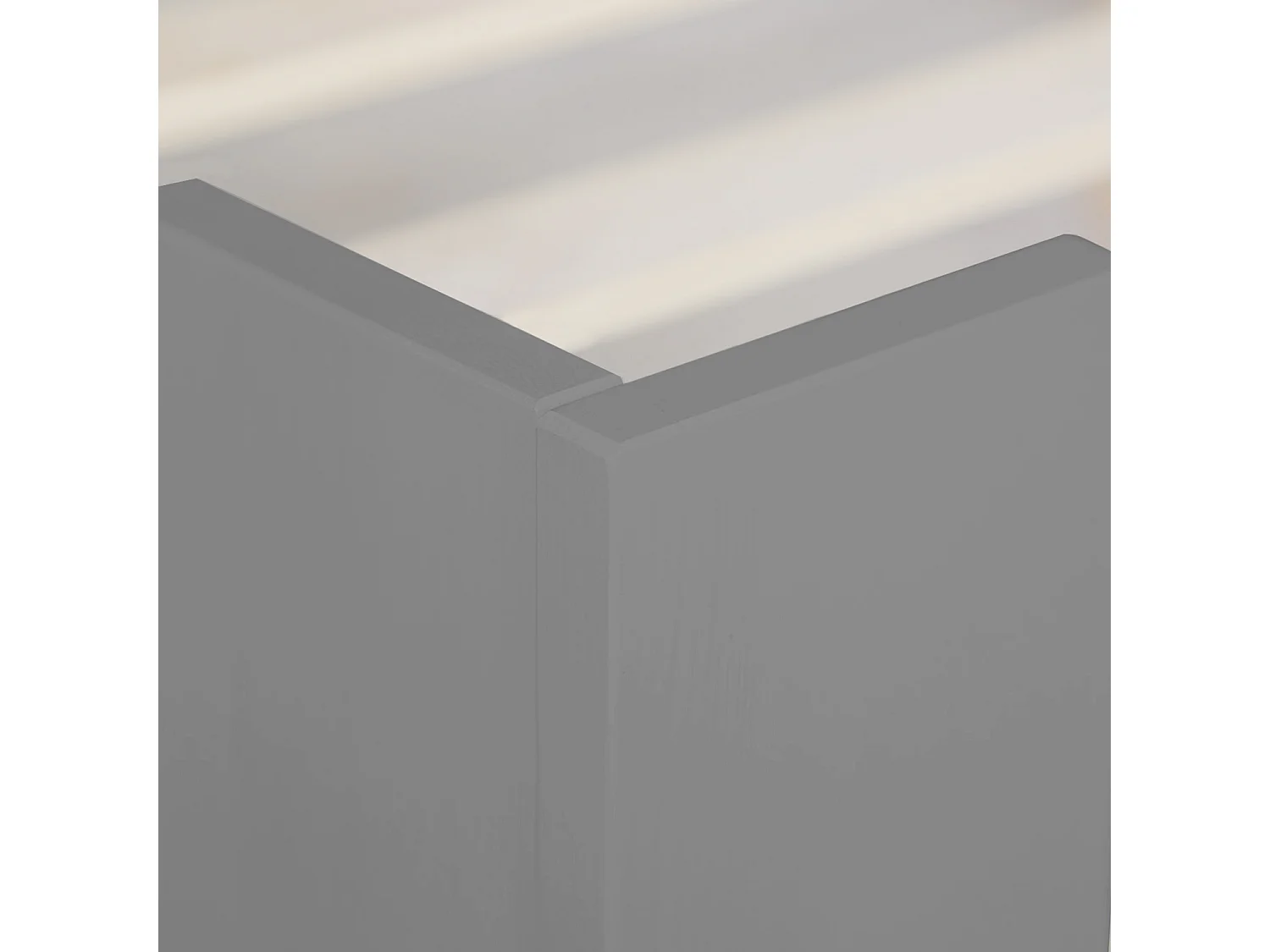 Łóżko 94,5x204,5x66,7 cm Szary Sosna