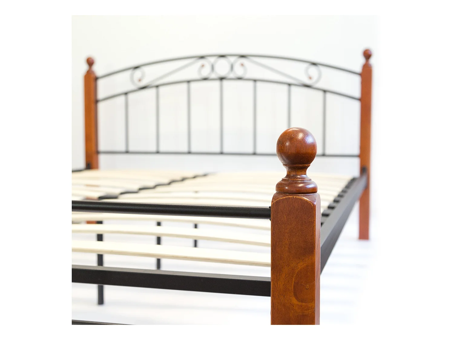 Bettgestell 180x200 cm Schwarzbraun 916