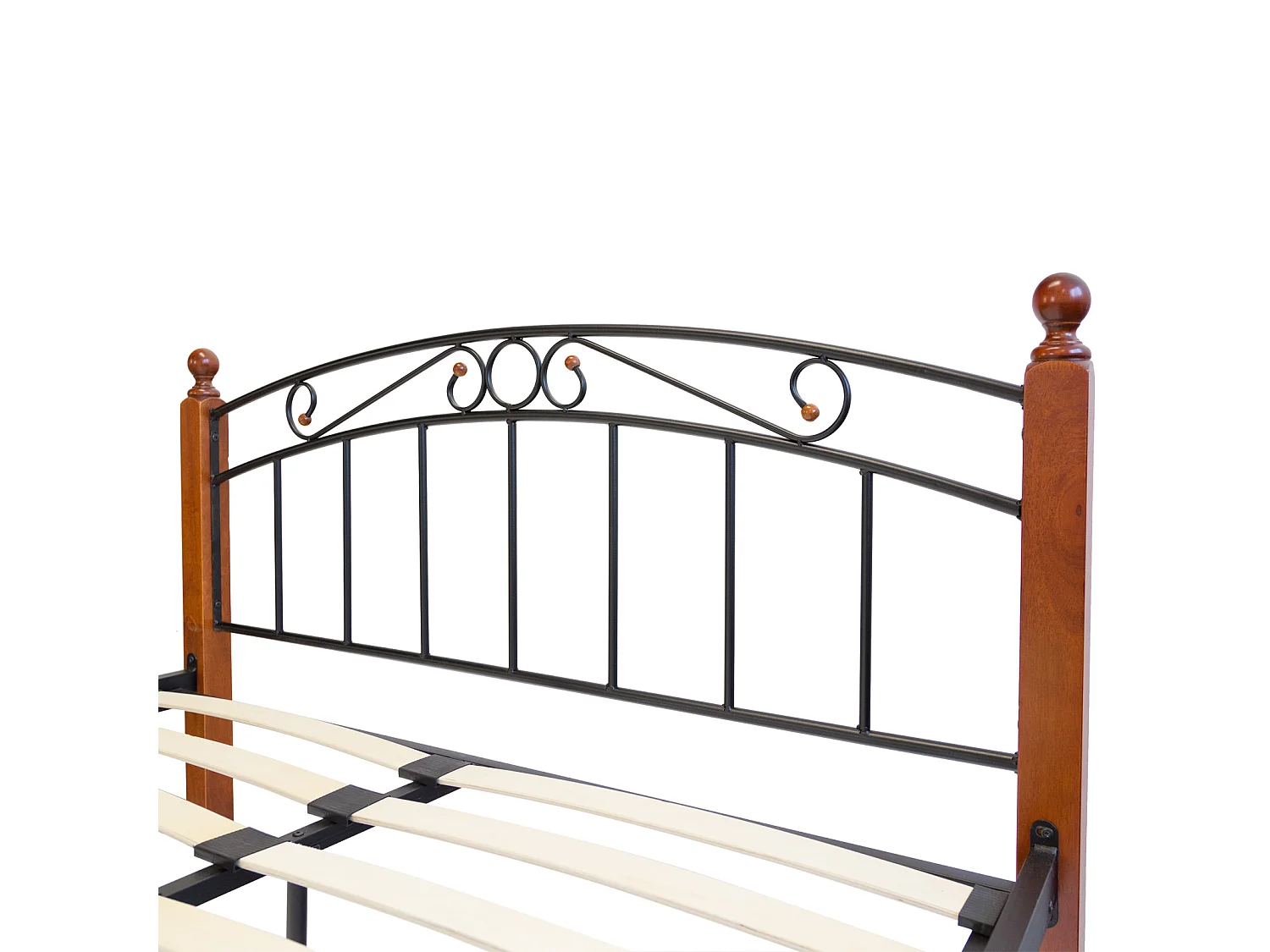 Bedframe 180x200 cm Zwart bruin 916