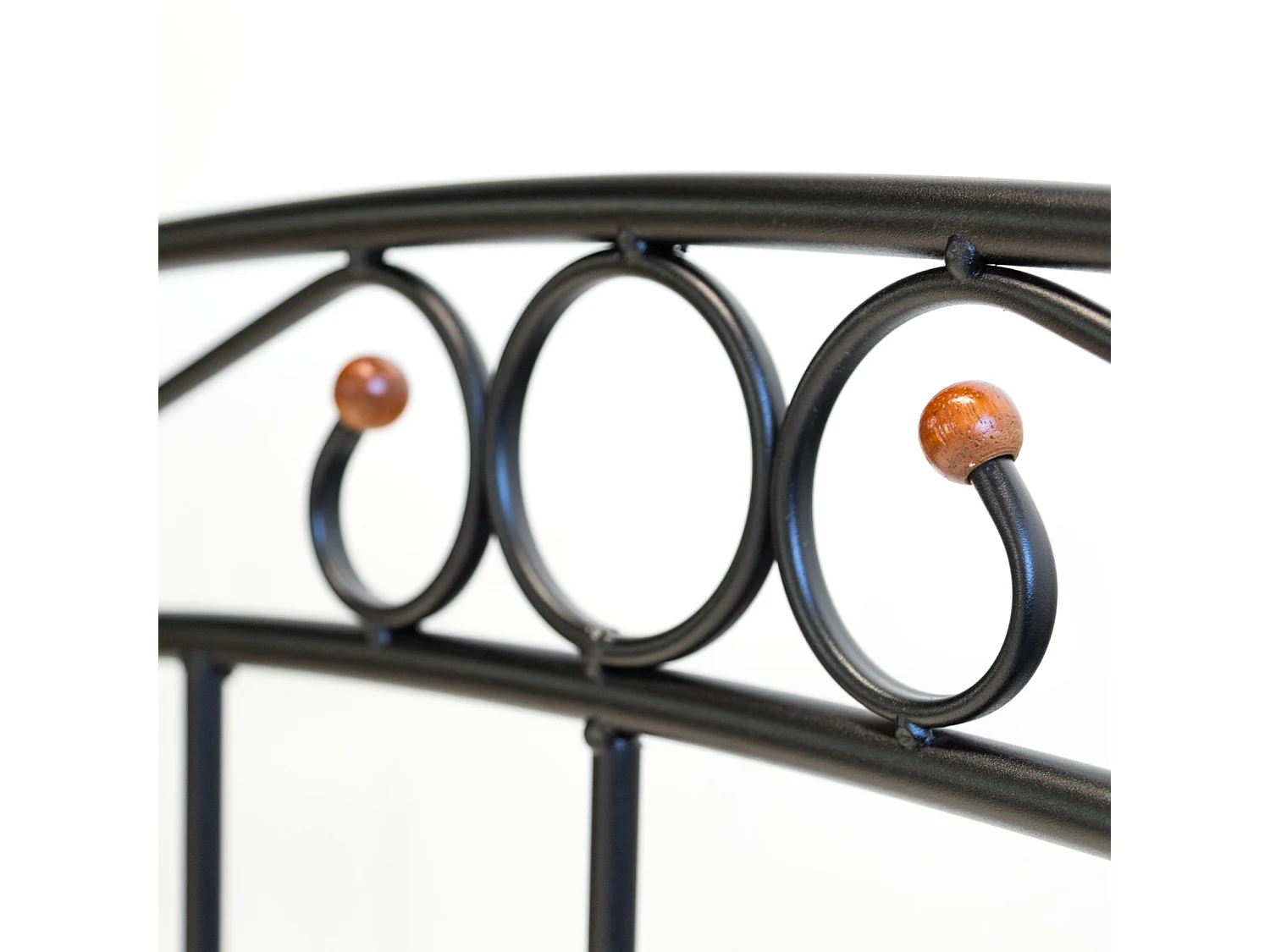 Bedframe 180x200 cm Zwart bruin 916