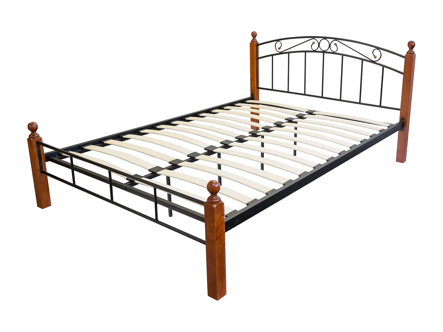 Telaio letto 180x200 cm Marrone nero 916