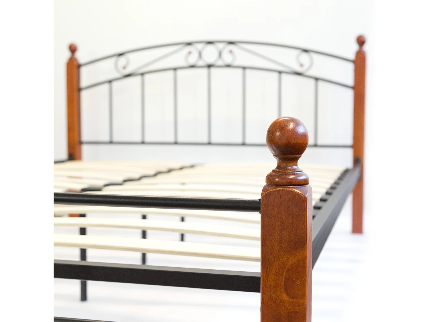 Telaio letto 180x200 cm Marrone nero 916