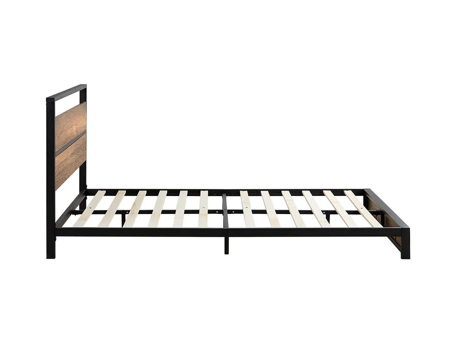 Lit 145x94,5x210 cm noir