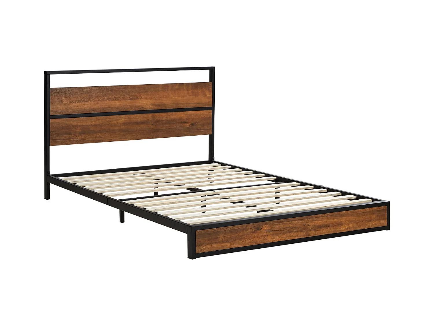 Lit 145x94,5x210 cm noir