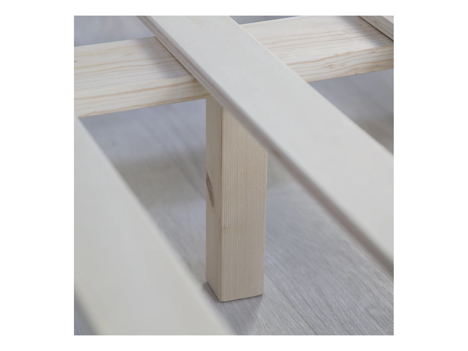 Doppelbett 120x200 cm Grau