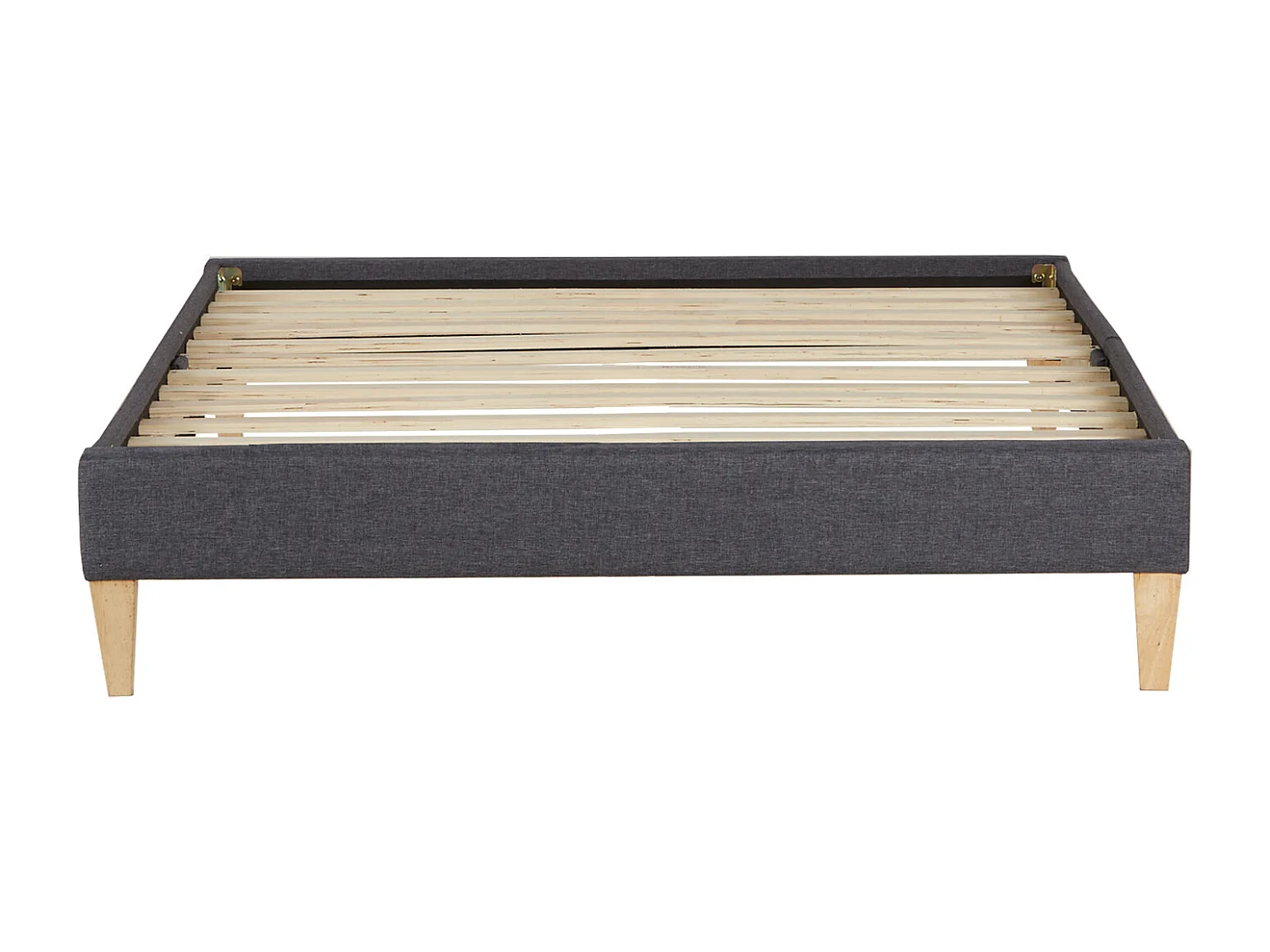 Gestoffeerd bed 90x200 cm Grijs