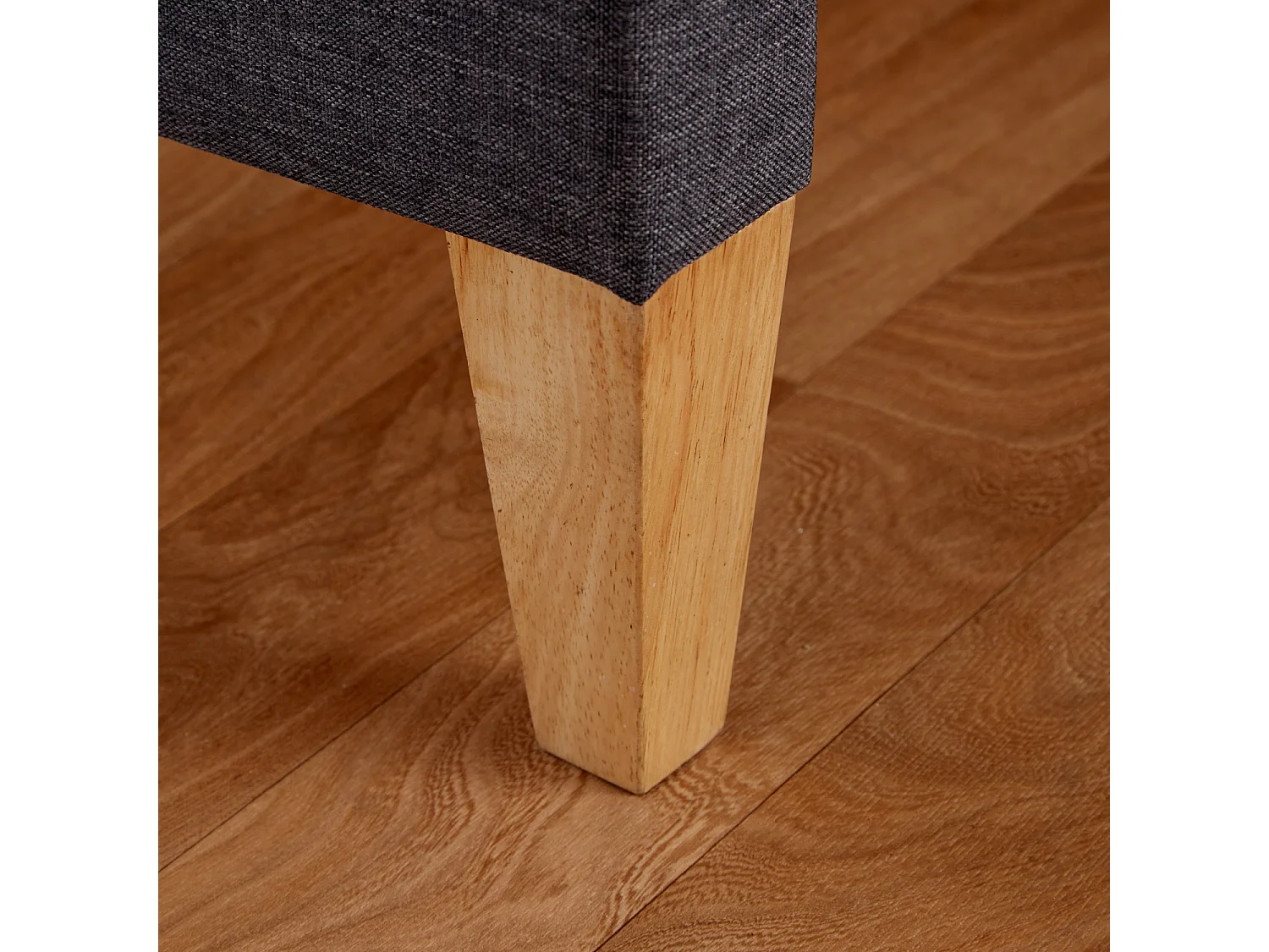 Gestoffeerd bed 90x200 cm Grijs