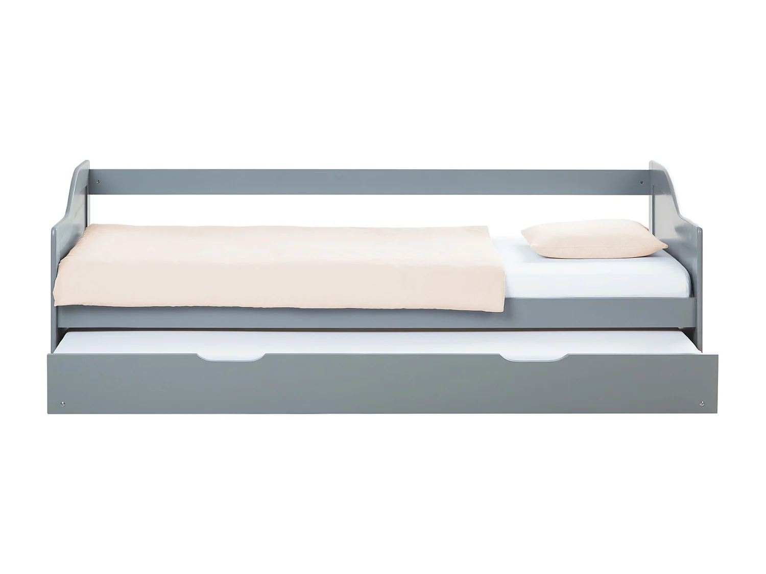 Uitklapbed 90x200 cm grijs