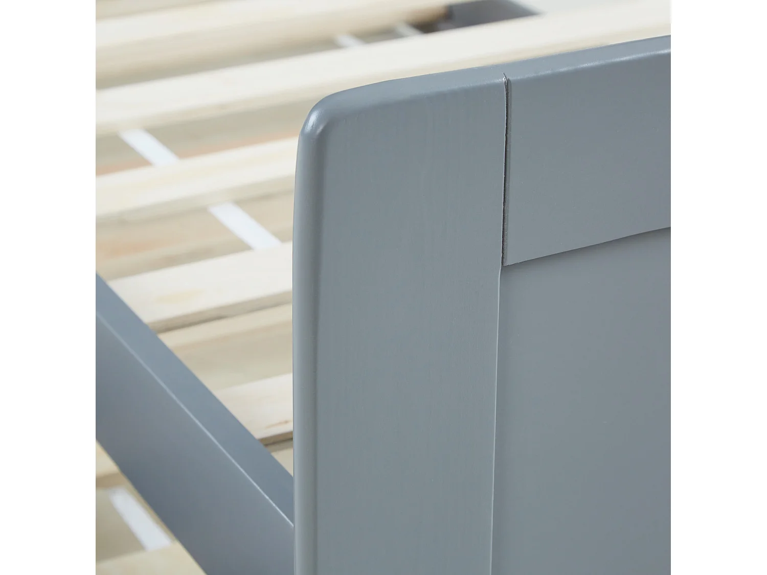 Uitklapbed 90x200 cm grijs