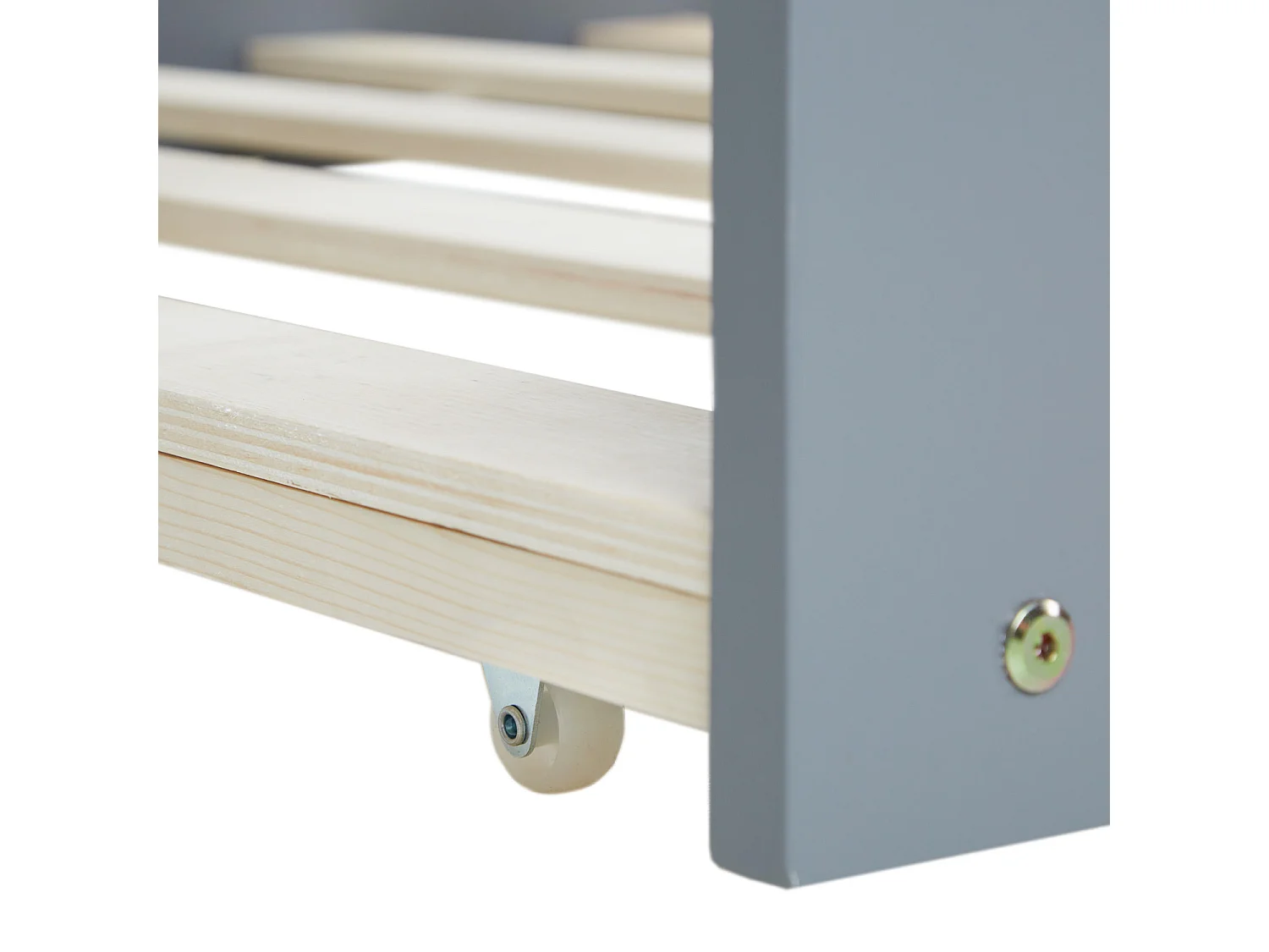 Uitklapbed 90x200 cm grijs