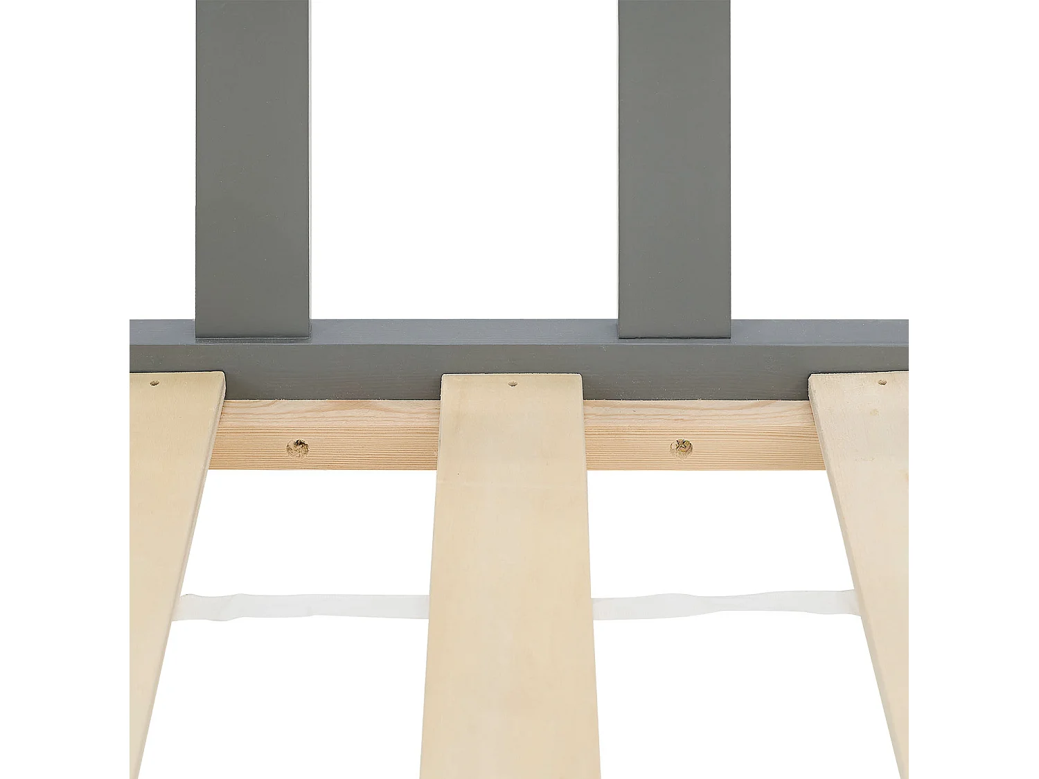 Lit d'enfant 90x200 cm Gris Montessori