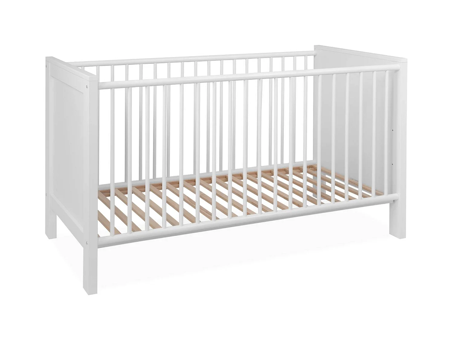 Łóżeczko dziecięce 77x146x84 cm białe