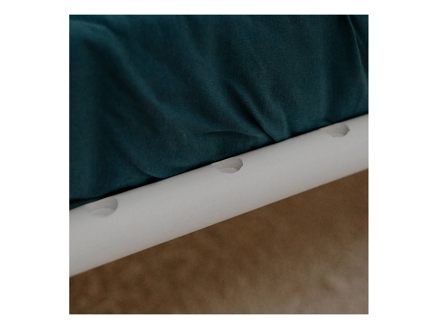 Łóżeczko dziecięce 77x146x84 cm białe