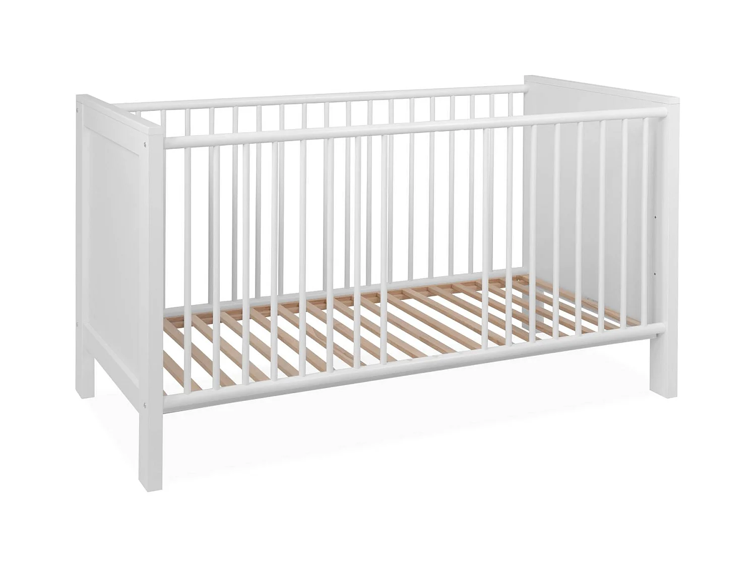 Łóżeczko dziecięce 77x146x84 cm białe