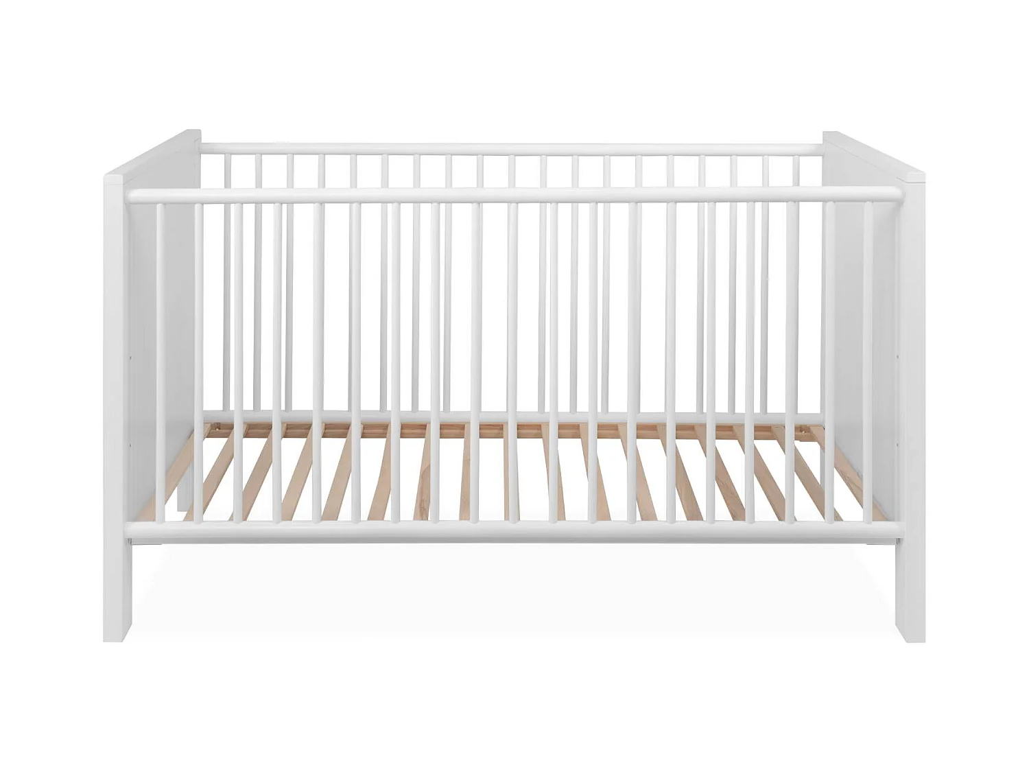 Łóżeczko dziecięce 77x146x84 cm białe