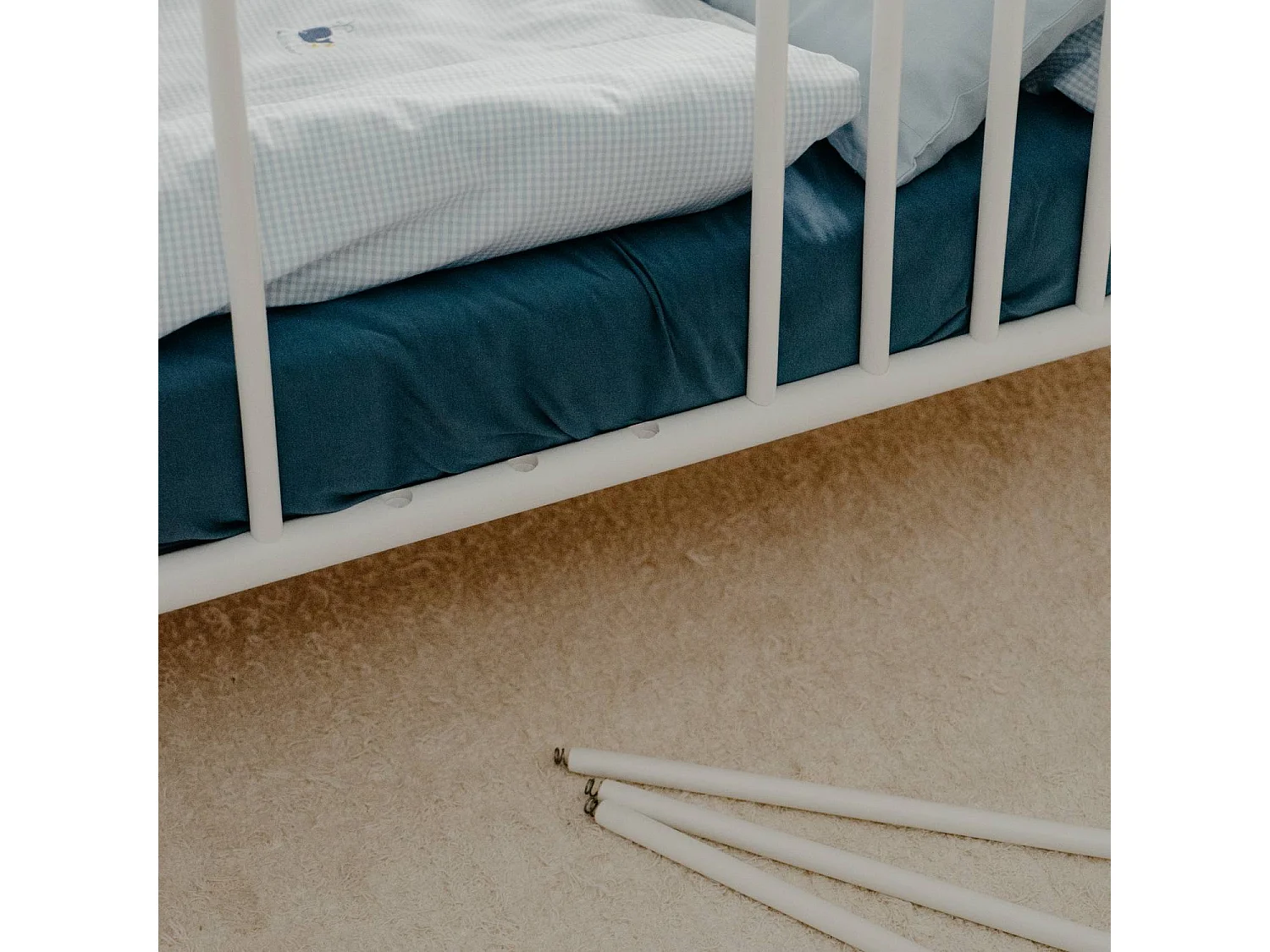 Babybett 77x146x84 cm Weiß