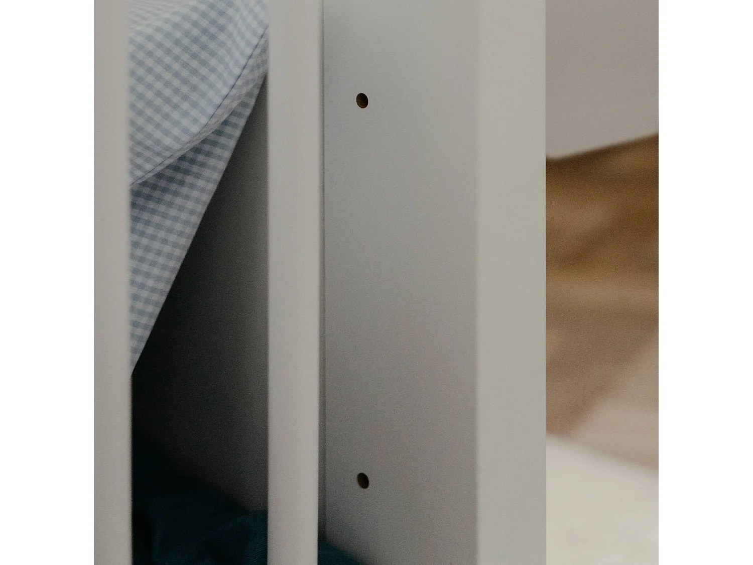 Babybett 77x146x84 cm Weiß