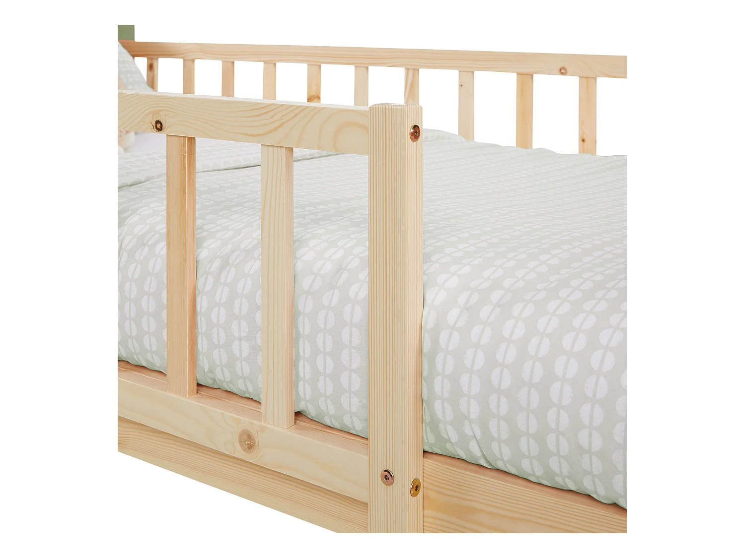 Einzelbett 100x67x208 cm Grün