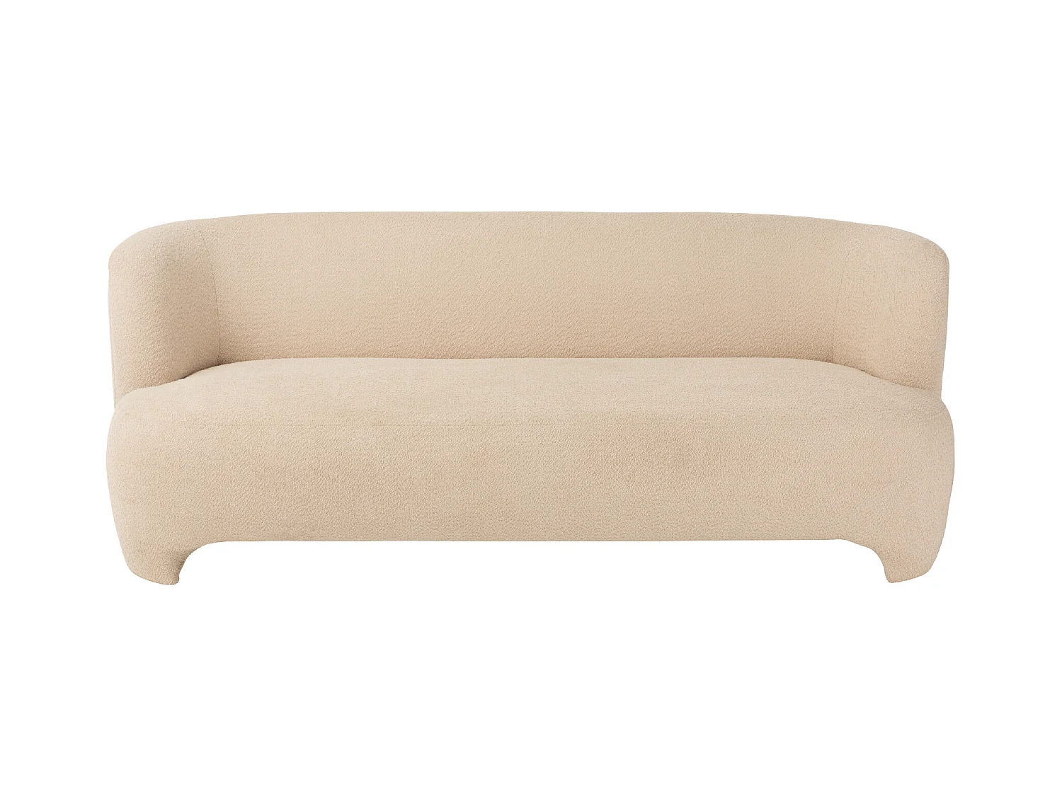 Canapé 3 Places Tricoté "Erwin" 193cm Blanc