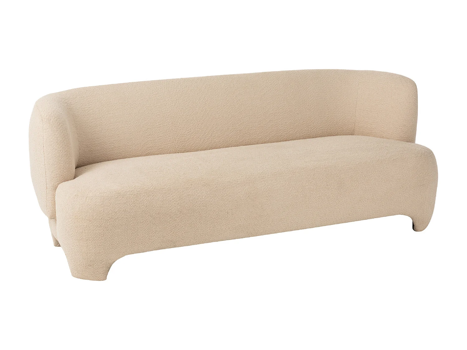 Canapé 3 Places Tricoté "Erwin" 193cm Blanc