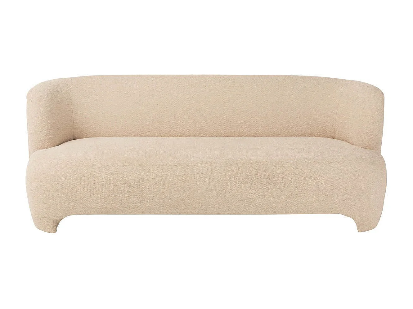 Canapé 3 Places Tricoté "Erwin" 193cm Blanc