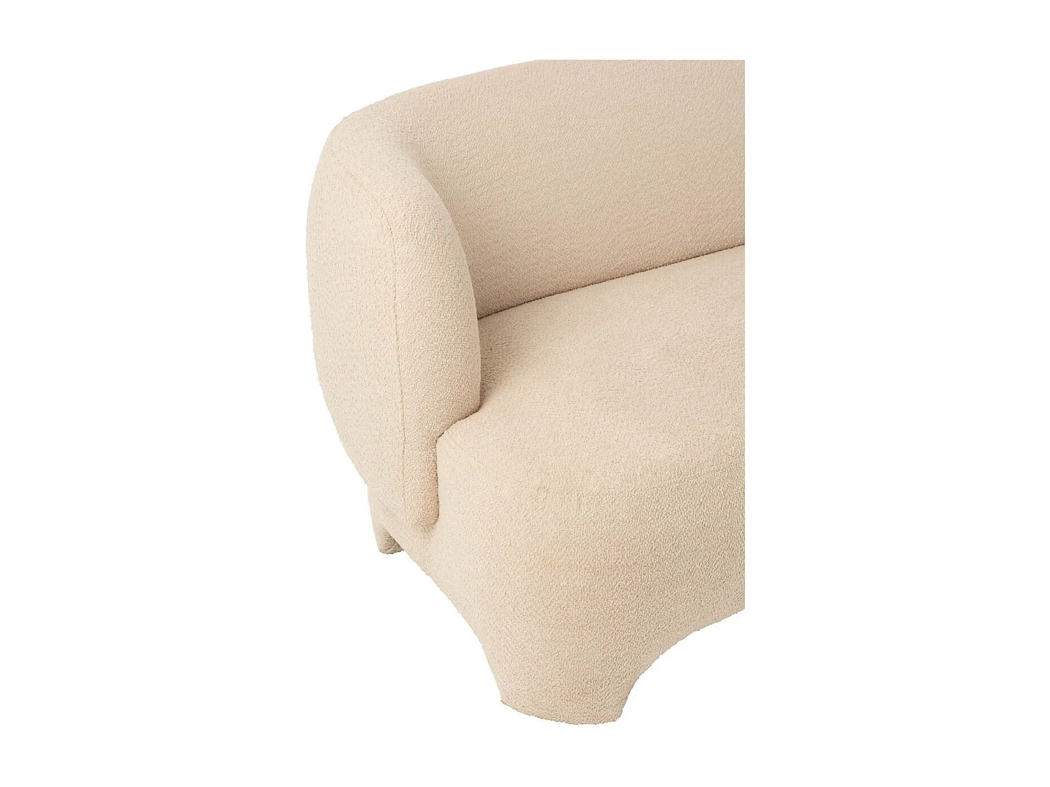 Canapé 3 Places Tricoté "Erwin" 193cm Blanc