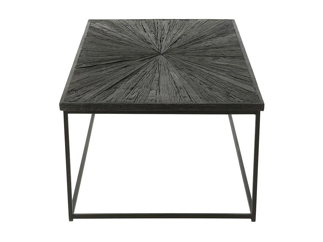 Table Basse en Bois "Shanil" 120cm Noir