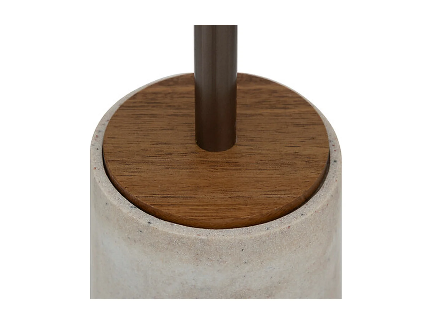 Brosse WC Design "Côme" 37cm Beige