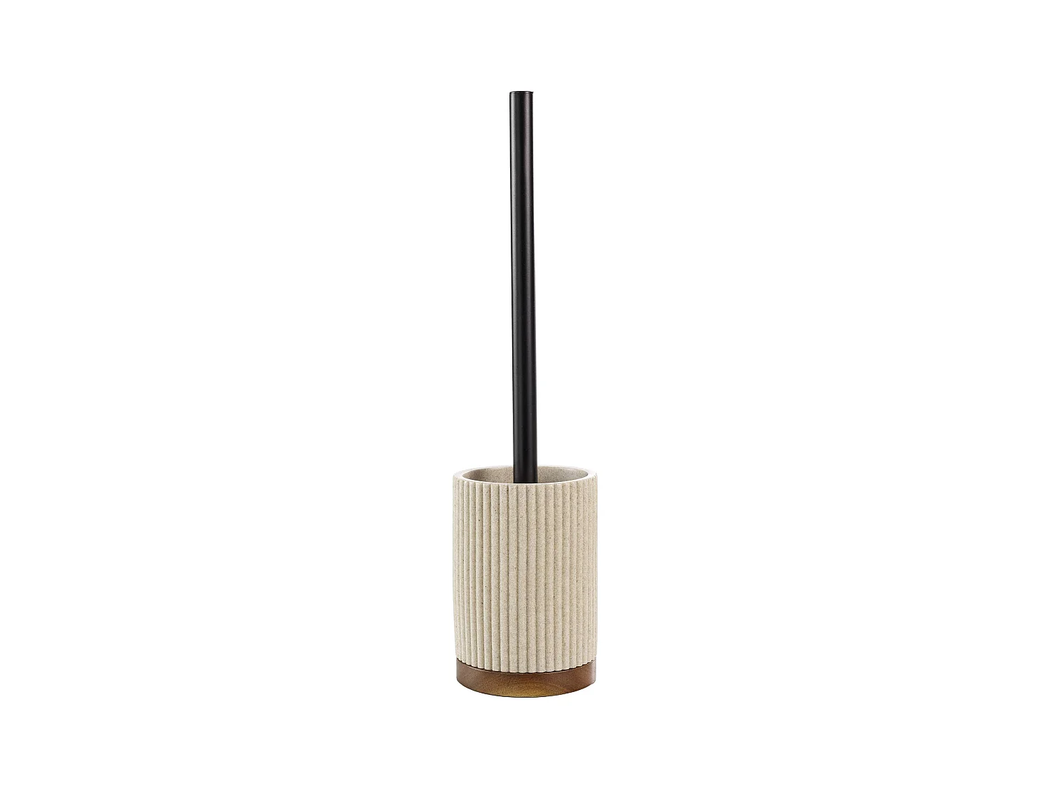 Cepillo WC de acacia