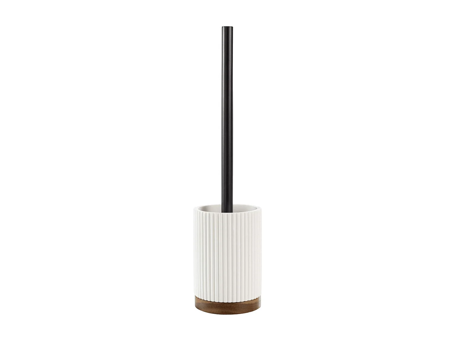 Brosse WC Design "Niagara" 38cm Blanc