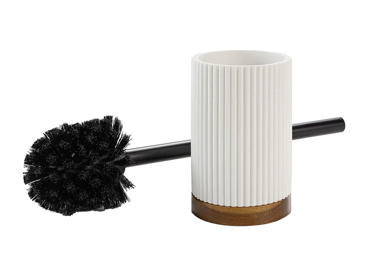 Brosse WC Design "Niagara" 38cm Blanc