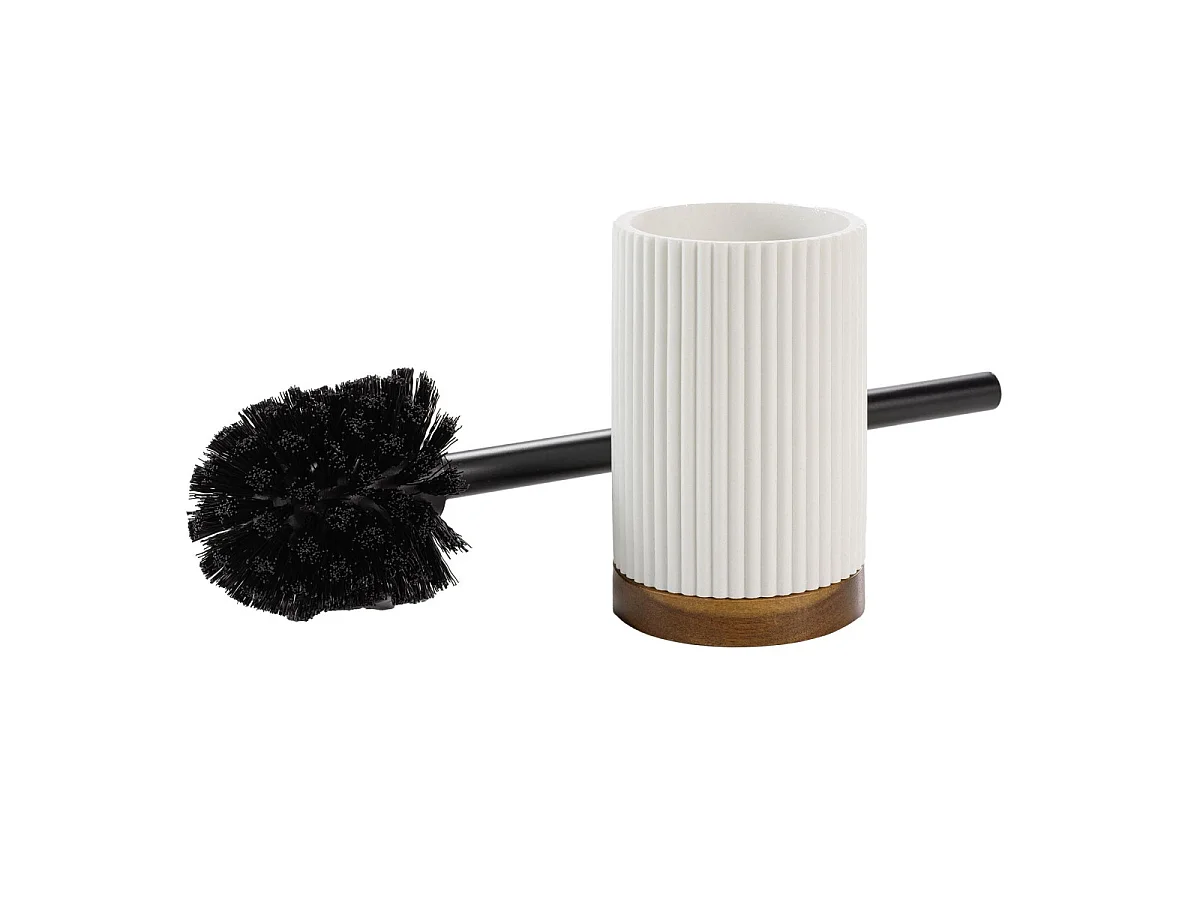 Brosse WC Design "Niagara" 38cm Blanc