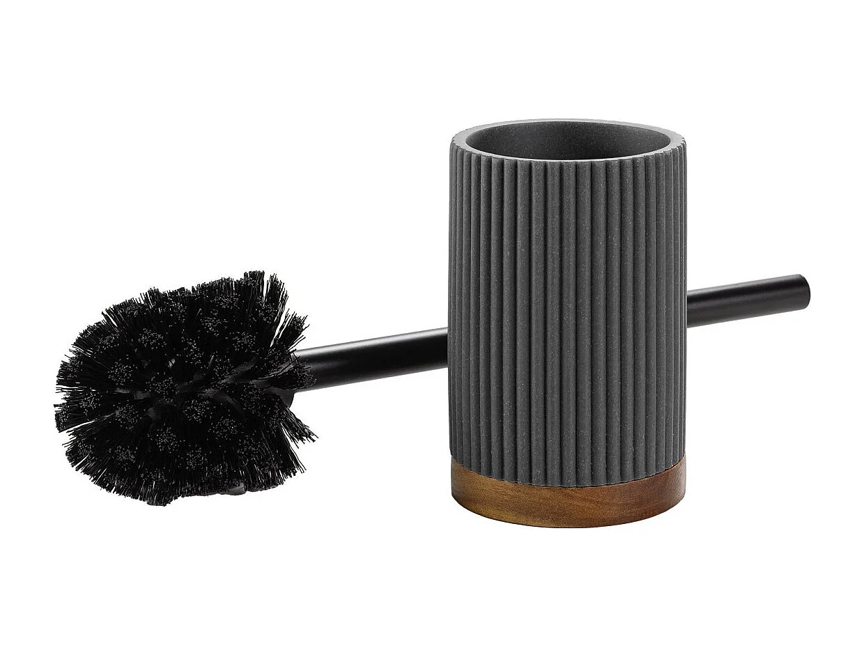 Cepillo WC de acacia