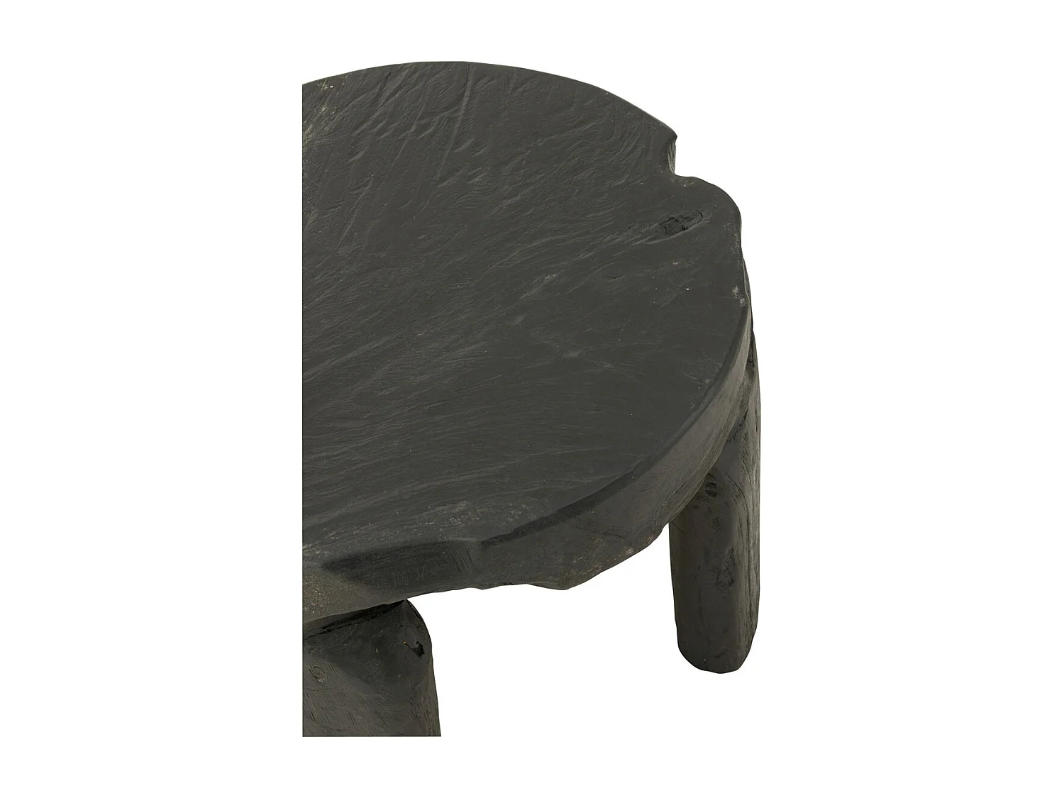 Juego de 2 mesas de centro redondas en madera de teca