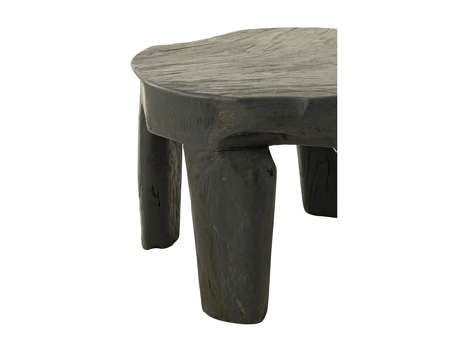 Juego de 2 mesas de centro redondas en madera de teca