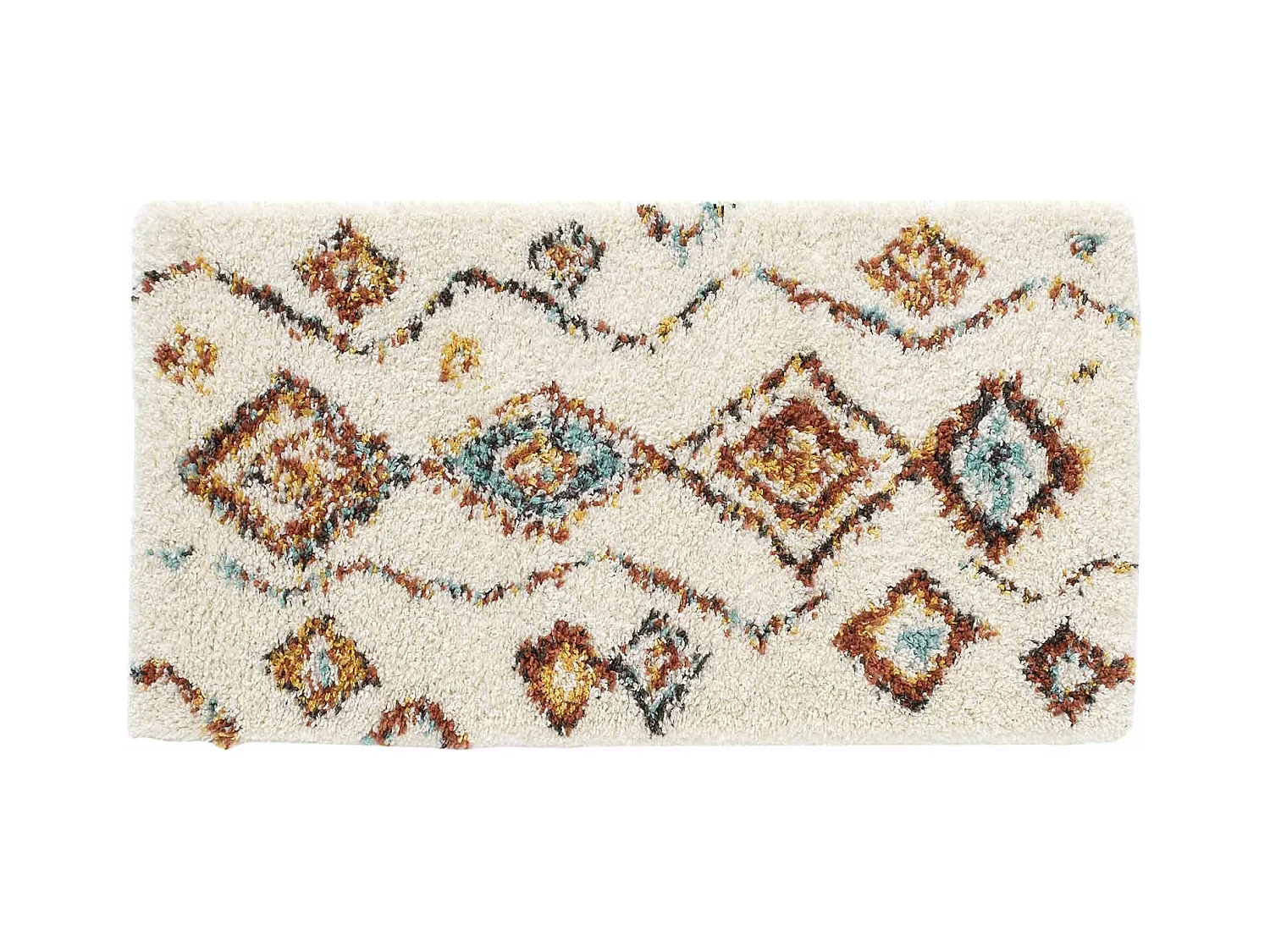 Tapis Déco Shaggy "Vasco" 160x230cm Multicolore