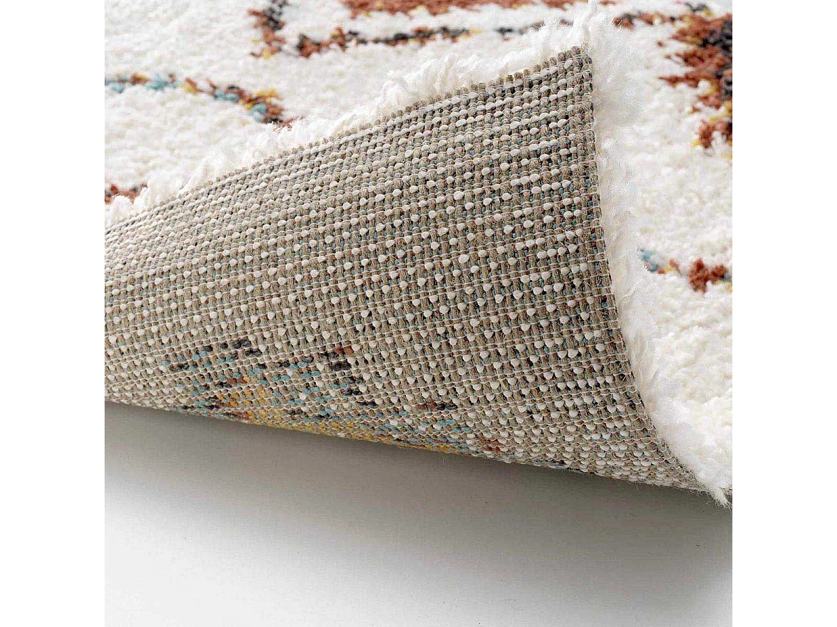 Tapis Déco Shaggy "Vasco" 160x230cm Multicolore