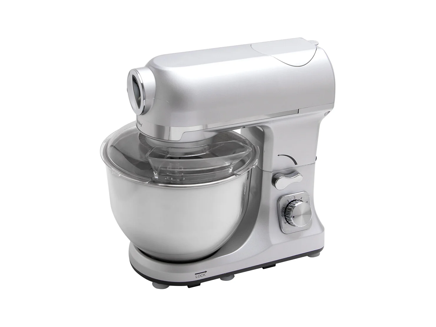 Robby Robot multifonctions 5l 1000w silver avec hachoir et blender 1,5l en verre - robimix silver