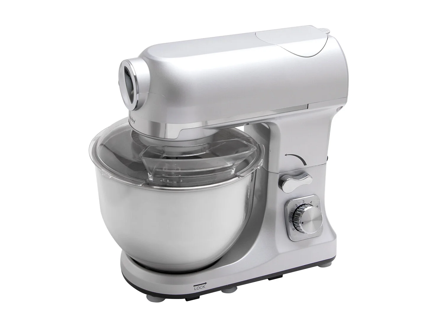 Robby Robot multifonctions 5l 1000w silver avec hachoir et blender 1,5l en verre - robimix silver