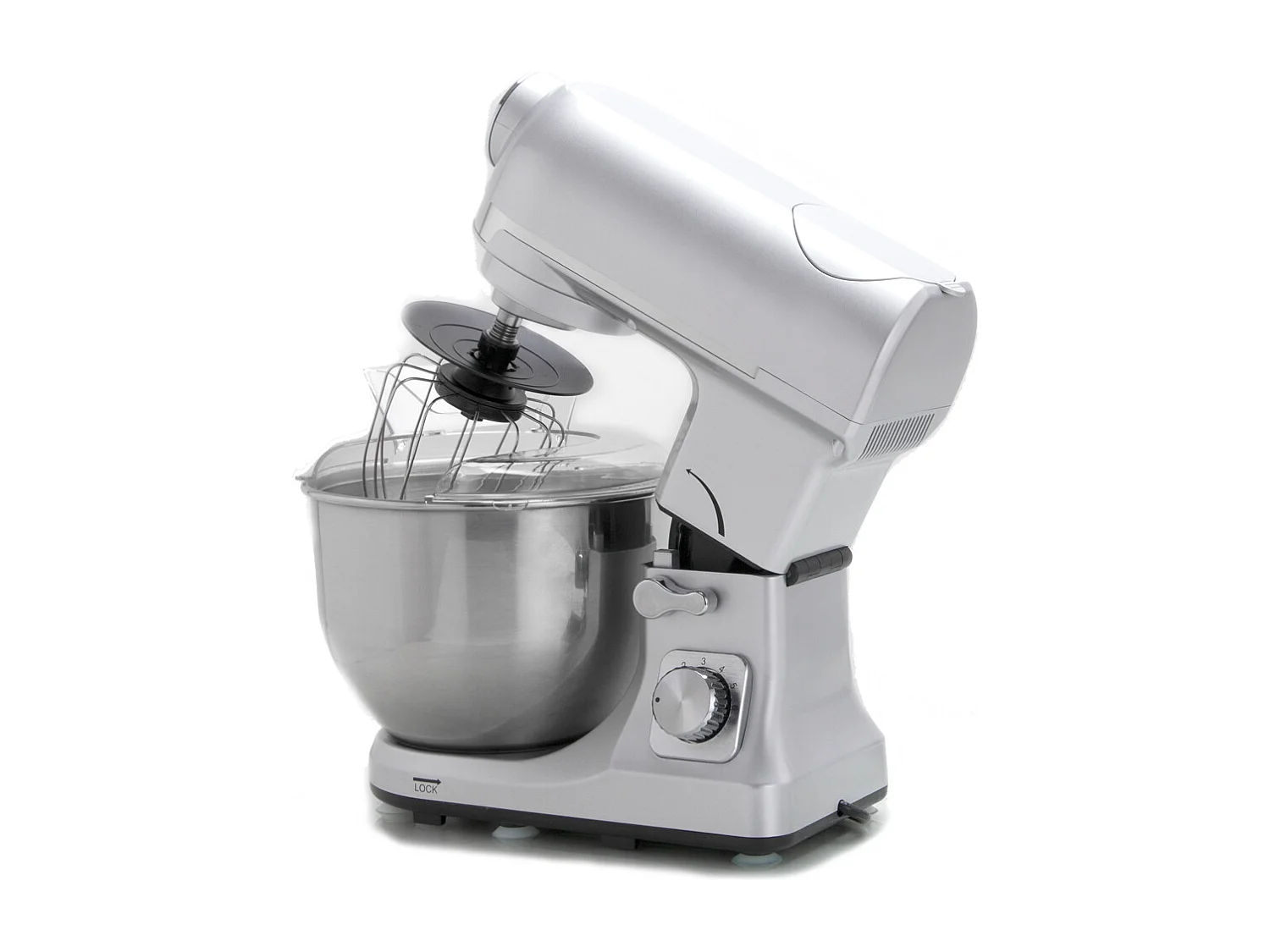 Robby Robot multifonctions 5l 1000w silver avec hachoir et blender 1,5l en verre - robimix silver