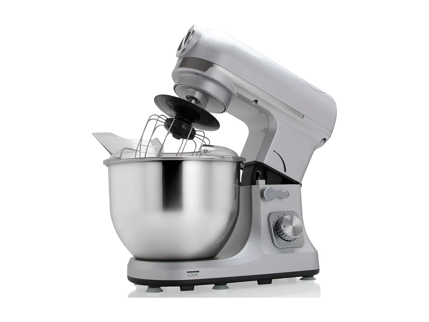 Robby Robot multifonctions 5l 1000w silver avec hachoir et blender 1,5l en verre - robimix silver