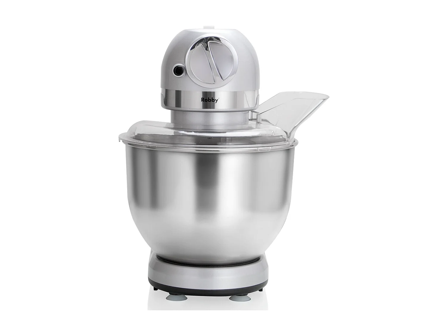 Robby Robot multifonctions 5l 1000w silver avec hachoir et blender 1,5l en verre - robimix silver