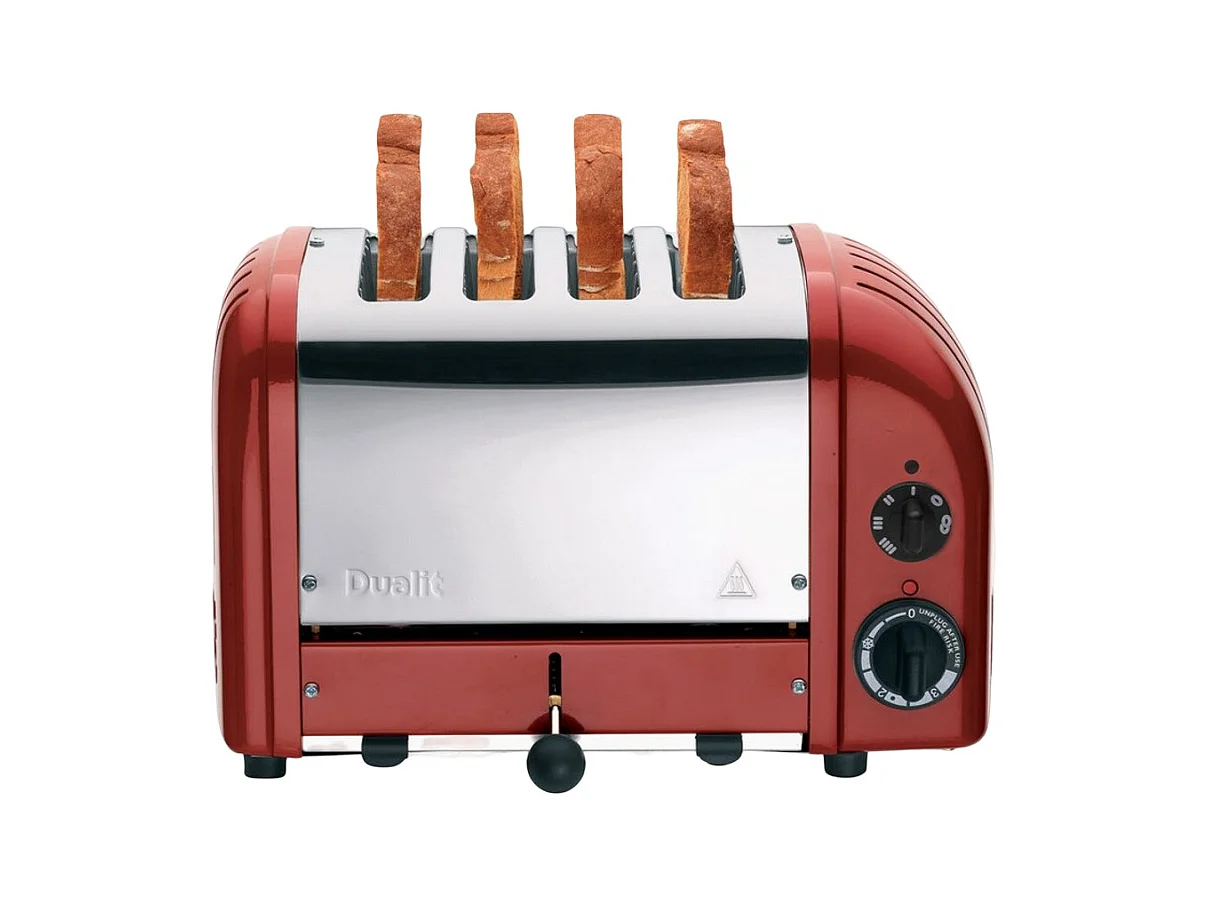 Dualit Grille-pains 4 fentes rouge - 47031