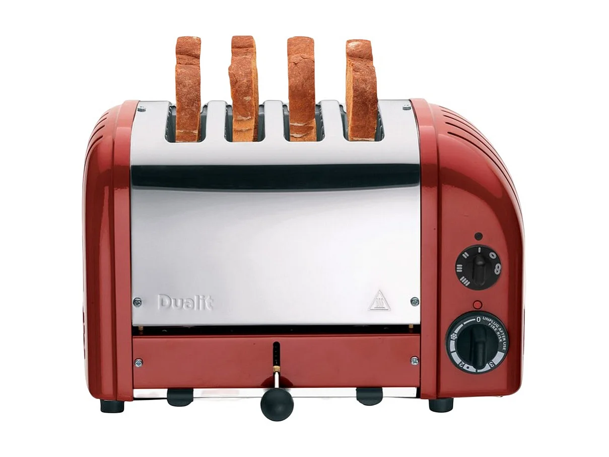 Dualit Grille-pains 4 fentes rouge - 47031
